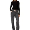 t-mokky-ls-microdiv Ribbed top with mock neck