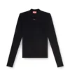 t-mokky-ls-microdiv Ribbed top with mock neck