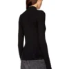 t-mokky-ls-microdiv Ribbed top with mock neck