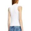 t-mokky-sl-microdiv Ribbed tank top with mock neck