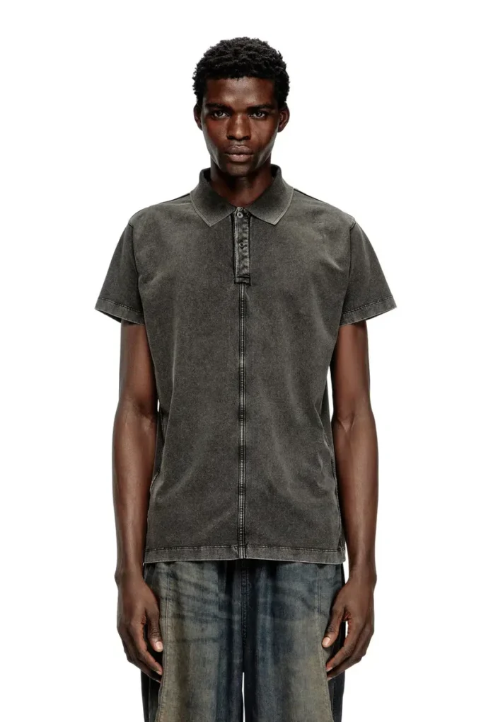 t-nomely Polo shirt in denim-look jersey