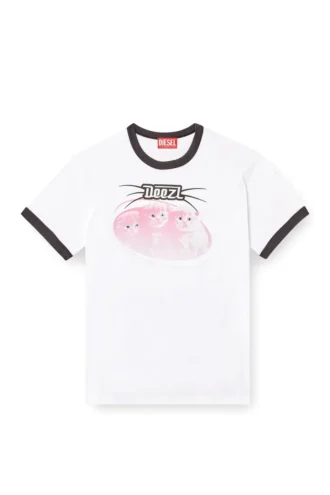 t-norm-cuff Cotton t-shirt with digital print
