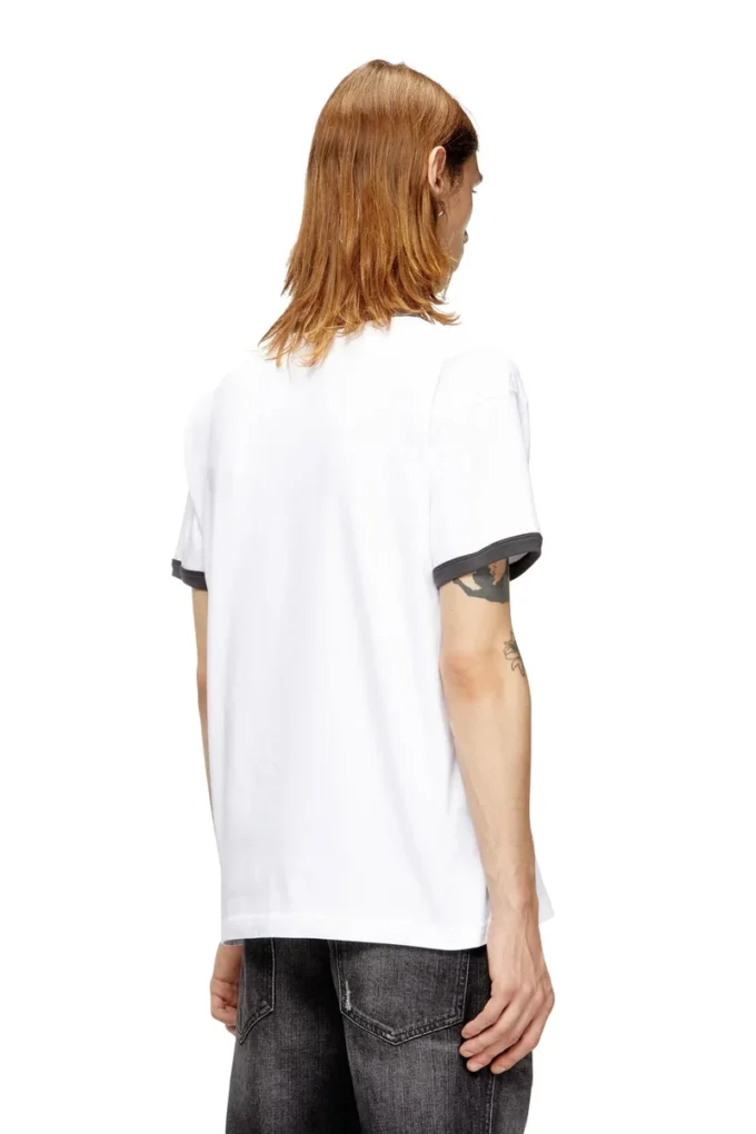 t-norm-cuff Cotton t-shirt with digital print