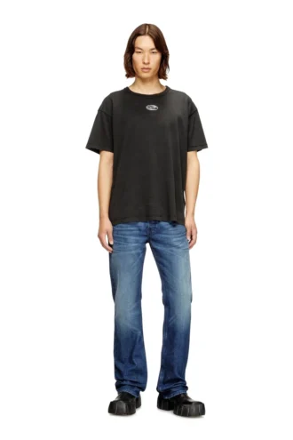 t-norm-iod Light cotton T-shirt with metallic Oval D logo