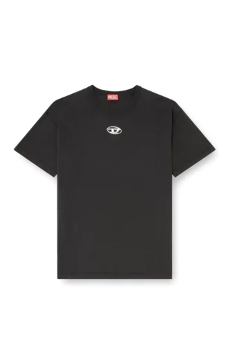 t-norm-iod Light cotton T-shirt with metallic Oval D logo