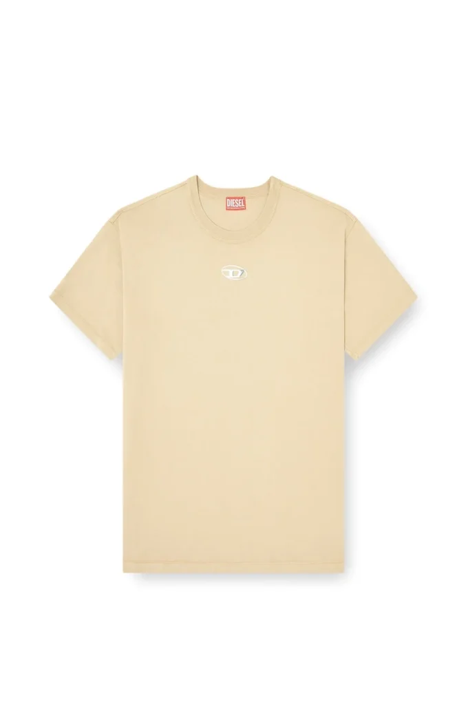 t-norm-iod Light cotton T-shirt with metallic Oval D logo