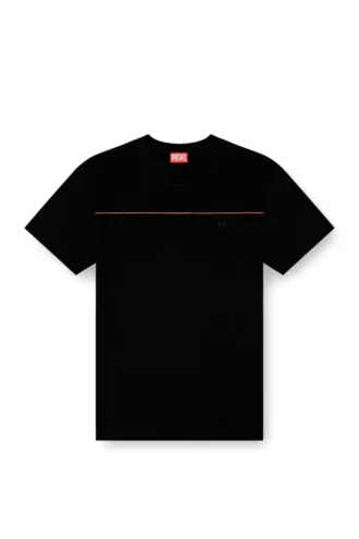 t-norm-piping T-shirt with contrast piping
