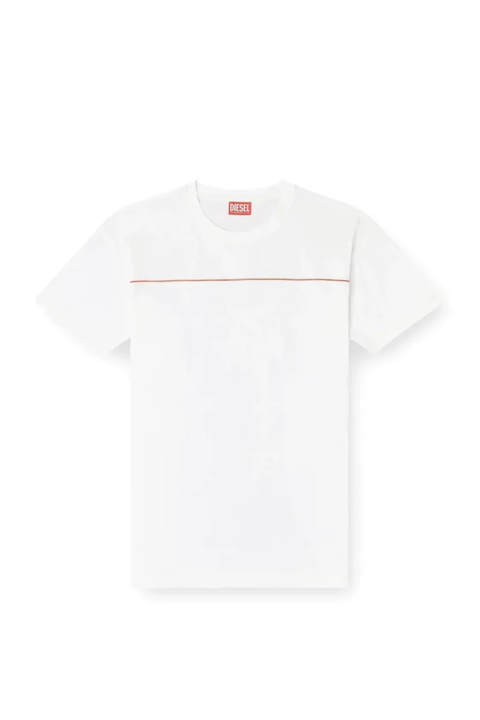 t-norm-piping T-shirt with contrast piping