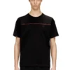 t-norm-piping T-shirt with contrast piping