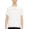 t-norm-piping T-shirt with contrast piping