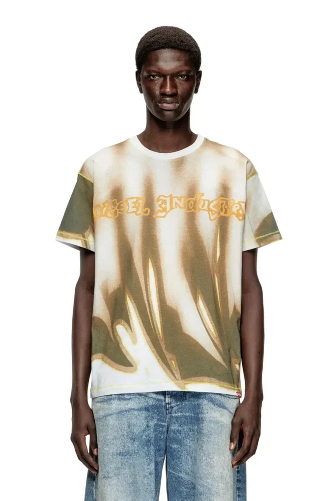 t-norm-show T-shirt with graffiti print