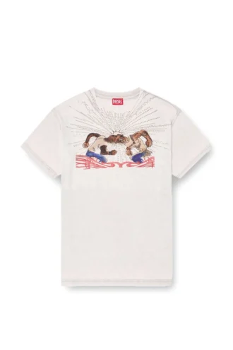 t-norm-t15 T-shirt with rhinestone graphic