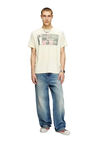 t-norm-t2 Slogan T-shirt with burnout wash