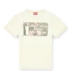 t-norm-t2 Slogan T-shirt with burnout wash