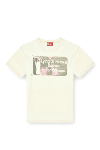 t-norm-t2 Slogan T-shirt with burnout wash