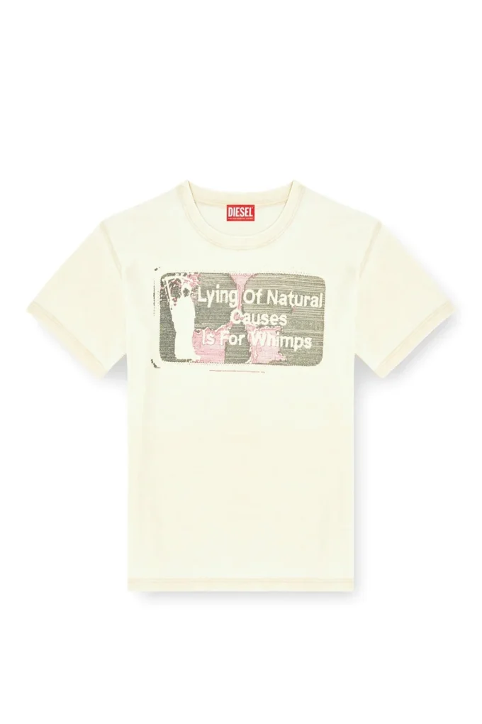 t-norm-t2 Slogan T-shirt with burnout wash