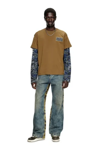 t-norm-t3 T-shirt with camo logo patch