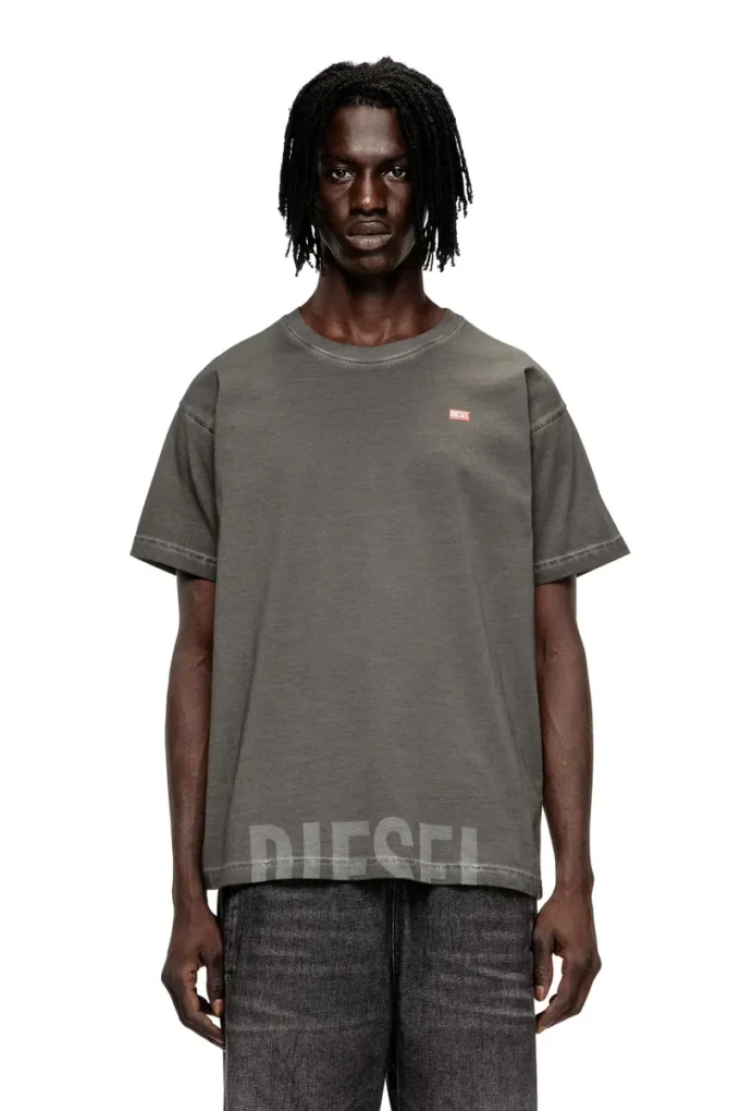 t-norm-t7 Crew neck cotton t-shirt with print