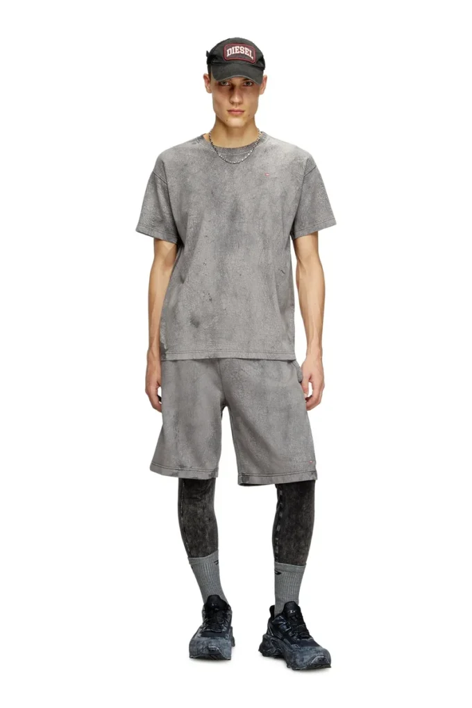 t-norm-t8 T-shirt in waxed jersey