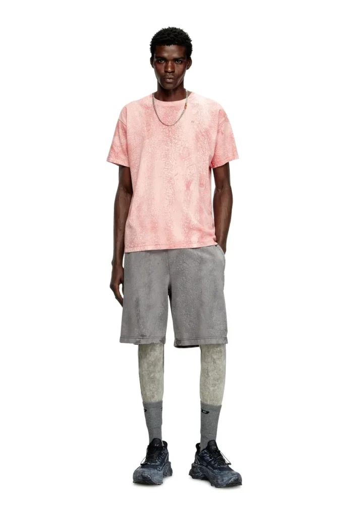 t-norm-t8 T-shirt in waxed jersey