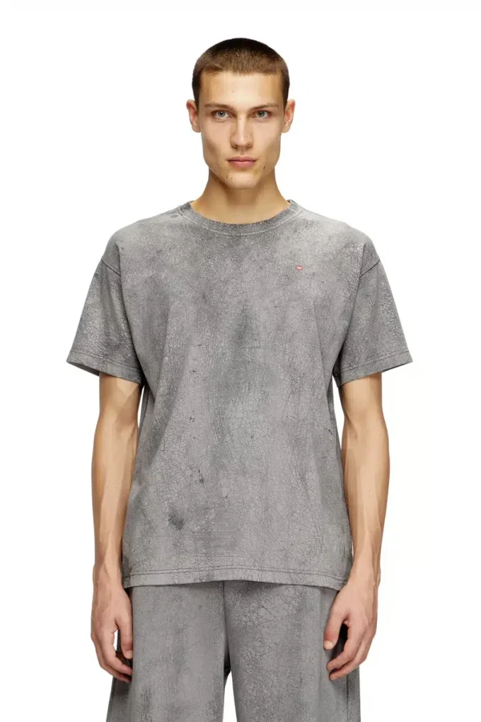 t-norm-t8 T-shirt in waxed jersey