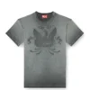 t-norm-t9 T-shirt with phoenix devoré