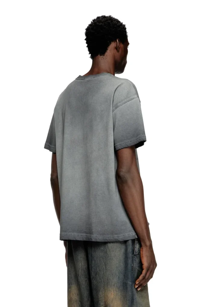 t-norm-t9 T-shirt with phoenix devoré