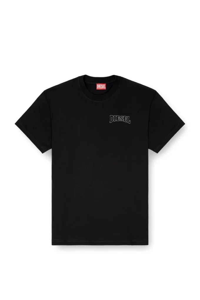 t-norm-v16 Regular cotton T-shirt with Diesel embroidery