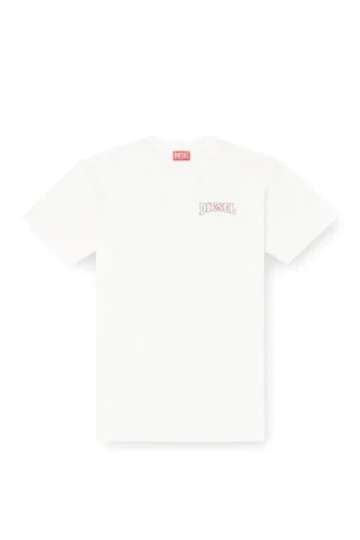 t-norm-v16 Regular cotton T-shirt with Diesel embroidery