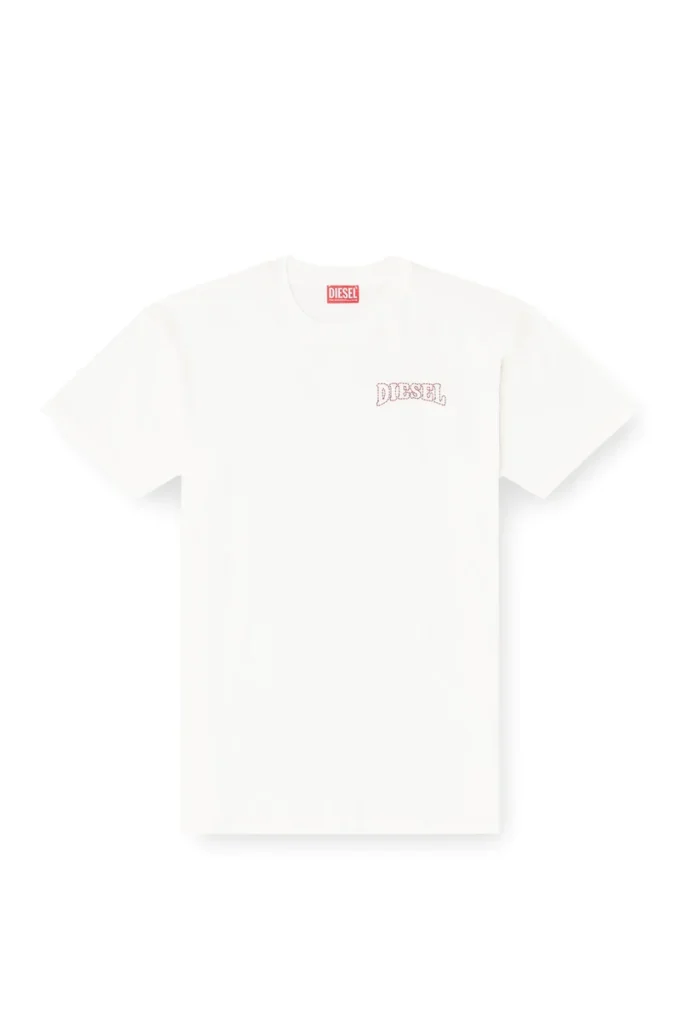 t-norm-v16 Regular cotton T-shirt with Diesel embroidery