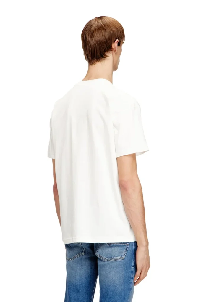 t-norm-v16 Regular cotton T-shirt with Diesel embroidery