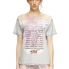 t-normac Crew neck T-shirt with lyrics print