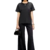 t-normy-od-s1 Cotton T-shirt with metallic Oval D