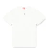 t-normy-od-s1 Cotton T-shirt with metallic Oval D