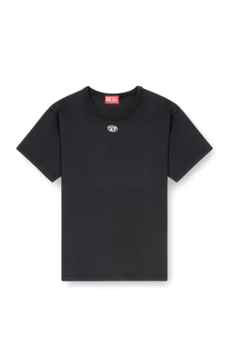 t-normy-od-s1 Cotton T-shirt with metallic Oval D