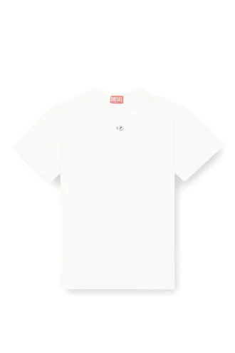t-normy-od-s1 Cotton T-shirt with metallic Oval D