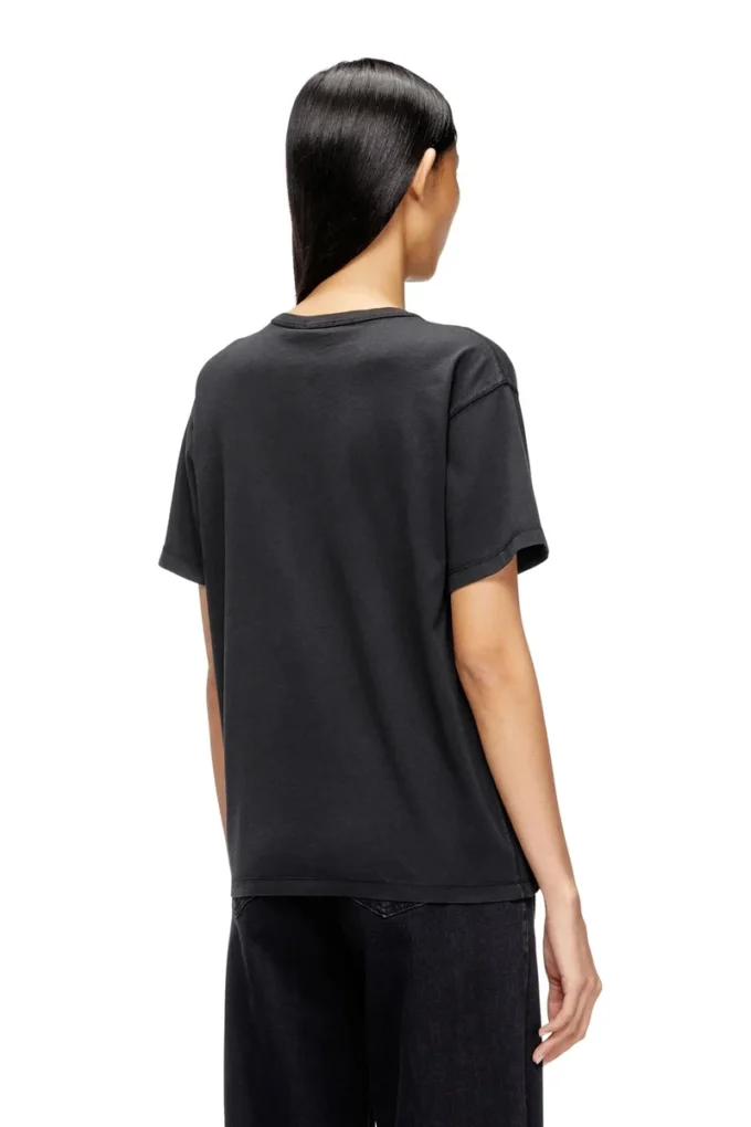 t-normy-od-s1 Cotton T-shirt with metallic Oval D