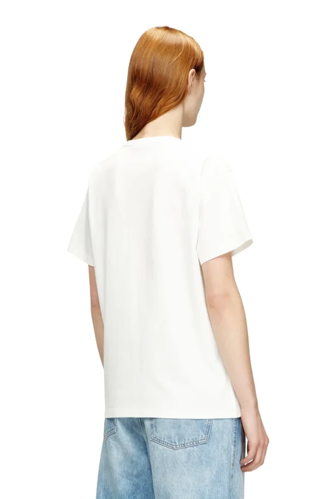 t-normy-od-s1 Cotton T-shirt with metallic Oval D