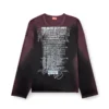 t-olavi-aa Long-sleeve tech-jersey T-shirt with lyrics print