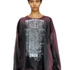 t-olavi-aa Long-sleeve tech-jersey T-shirt with lyrics print
