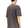 t-rawboxt T-shirt with appliqué logo and raw edge