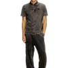t-rejust-nc-den Polo shirt in denim-effect jersey
