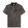 t-rejust-nc-den Polo shirt in denim-effect jersey