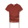 t-rey Jersey top with drawstring sides