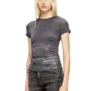 t-rey Jersey top with drawstring sides