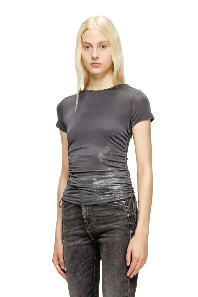 t-rey Jersey top with drawstring sides