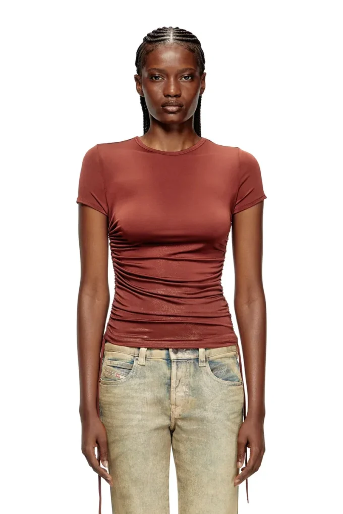 t-rey Jersey top with drawstring sides