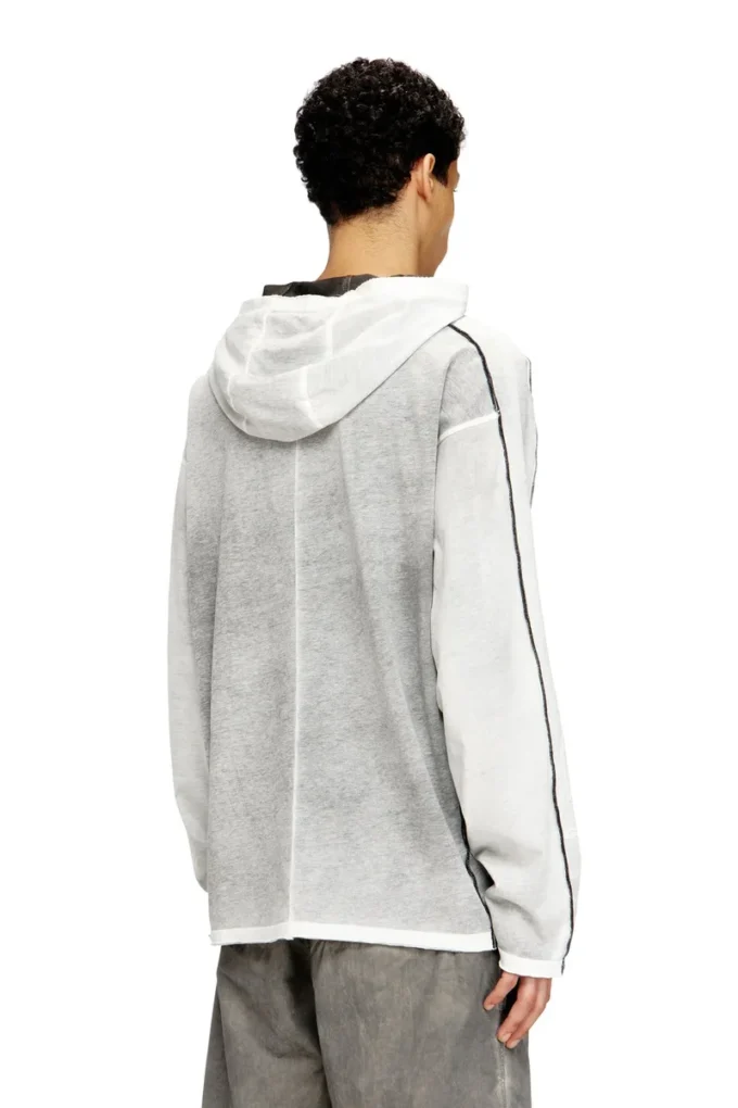 t-riven-ls-hood Cotton hoodie with colour spray