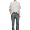 t-riven Relaxed cotton T-shirt with colour spray