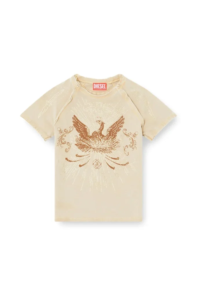t-roweena Phoenix T-shirt with rhinestones